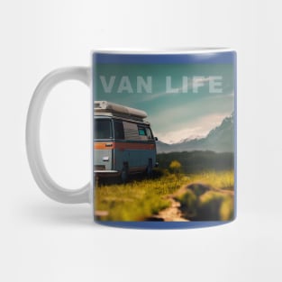 Van Life Camper RV Outdoors in Nature Mug